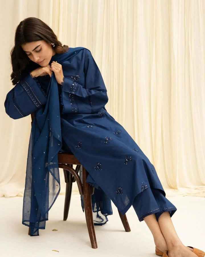 Best Selling - Celestial - 3 PC Embroidered Suit