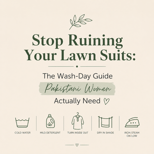 Stop Ruining Your Lawn Suits: The Wash-Day Guide Pakistani Women Actually Need