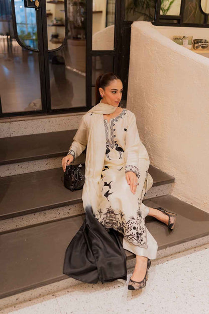 Amavi Bloom 3 Pc Embroidered Dress