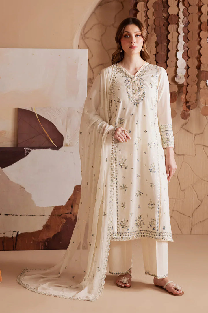 Jasmine 3Pc - Embroidered Dress